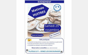 Matinée huitres