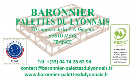 Baronnier Palettes du Lyonnais